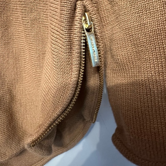 MICHAEL Michael Kors Tan Crew Neck Sweater Medium - Picture 3 of 4